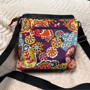 Lily Bloom Floral Paisley Crossbody Bag , LONG ADJUSTABLE STRAP